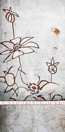 Framed Touch of Spring I Print