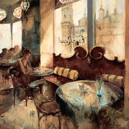 Framed El Real Cafe Print