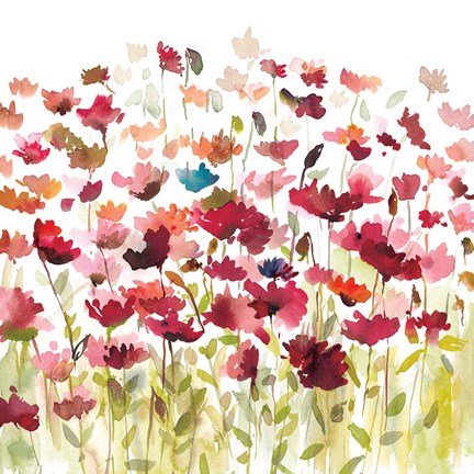 Framed Into The Garden Print