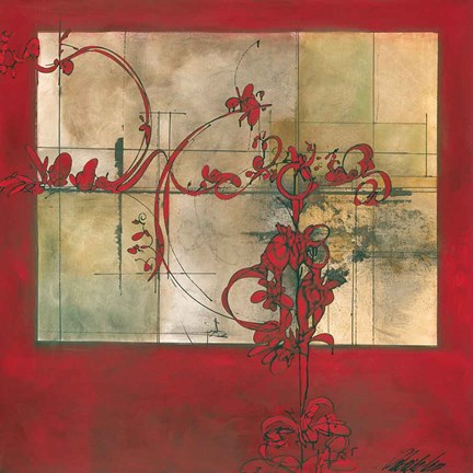 Framed On the Terrace Print