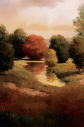 Framed Summer's Passage II Print