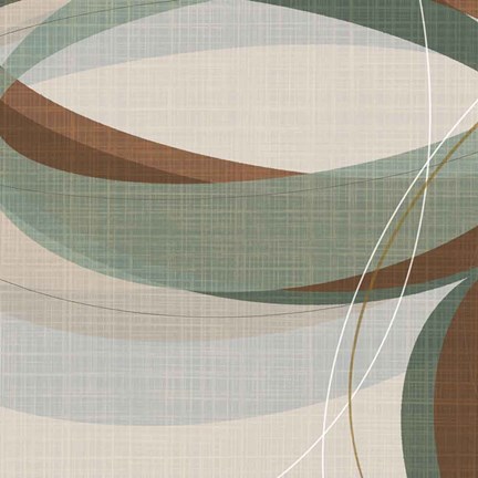 Framed Mint Ripple III Print