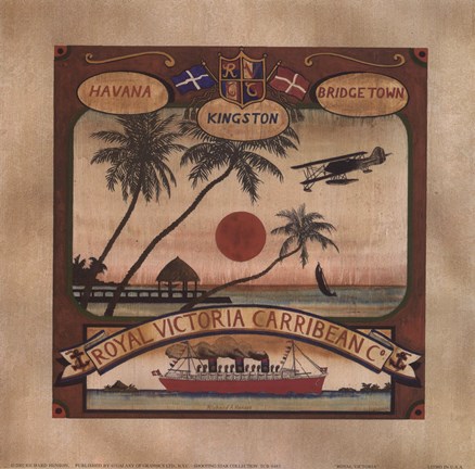 Framed Royal Victoria Print