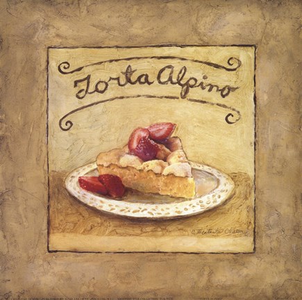 Framed Torta Alpino Print