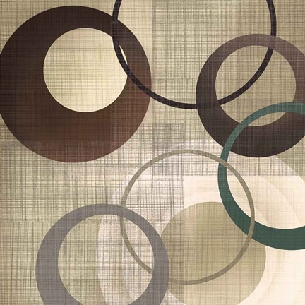 Framed Hoops &#39;n&#39; Loops  II Print