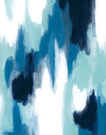 Framed Happy Blues I Print