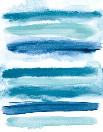 Framed Waves II Print