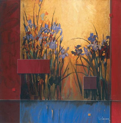 Framed Iris Sunrise Print