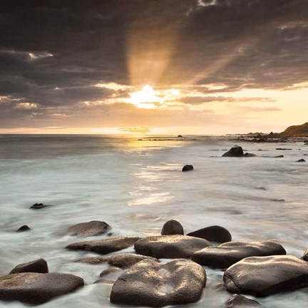 Framed Nordic Sunset Print