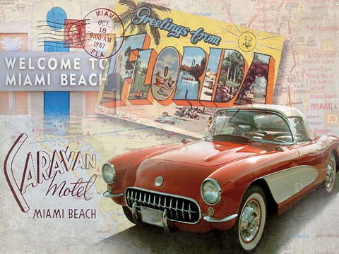 Framed Road Trip II Print