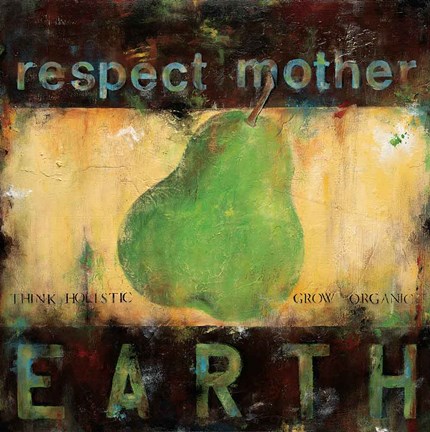 Framed Respect Mother Earth Print