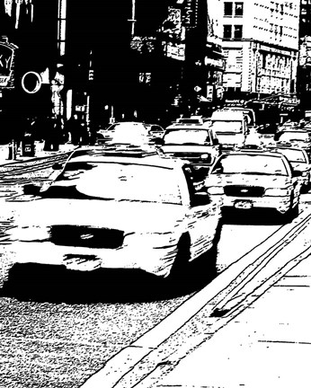 Framed New York Minute II Print