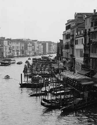 Framed Array of Boats, Venice Print