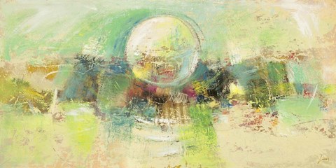 Framed Luna Smeraldo Print