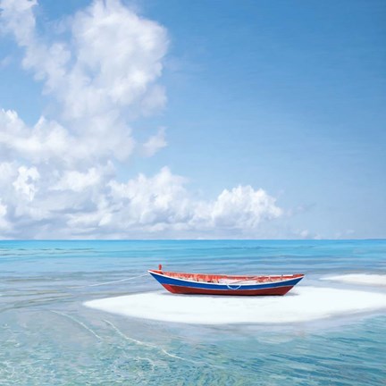 Framed Barca Sulla Riva (detail) Print