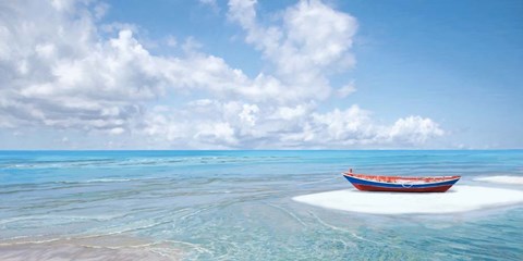 Framed Barca Sulla Riva Print