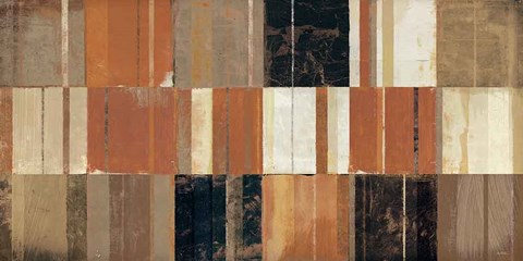 Framed Warm Patches III Print