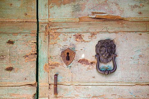 Framed Please Knock Print