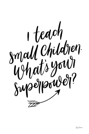 Framed Teachers I Print