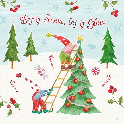 Framed Elf Factory V Print