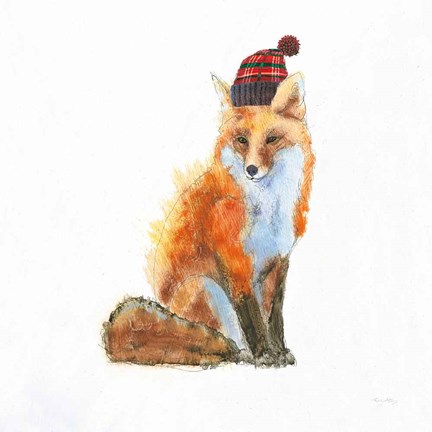 Framed Into the Woods IV in Style Print