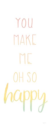 Framed Lets Chase Rainbows XVI Print