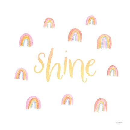 Framed Lets Chase Rainbows XII Print