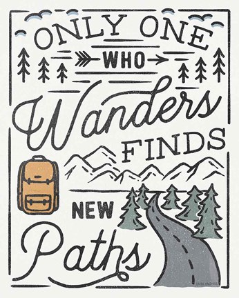 Framed Adventurous VII Print