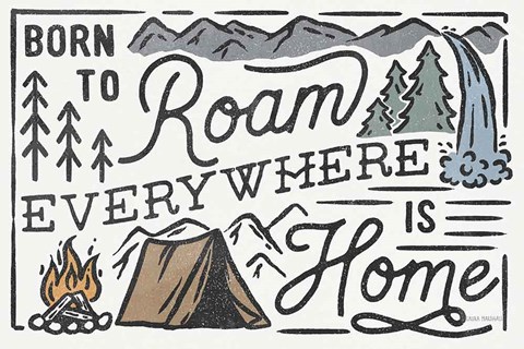 Framed Adventurous II Print