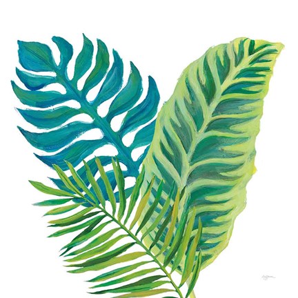 Framed Coconut Palm VI Print