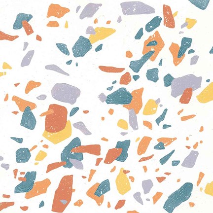 Framed Terrazzo Sunset II Print