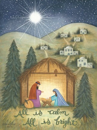 Framed All is Calm Print