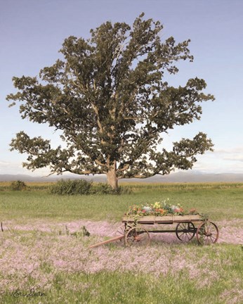 Framed Yesteryear Wagon Print