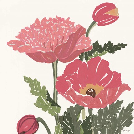 Framed Floral Study 1 Print