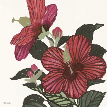 Framed Floral Study 4 Print