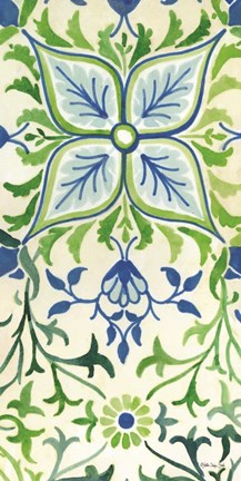 Framed Floral Impression Print