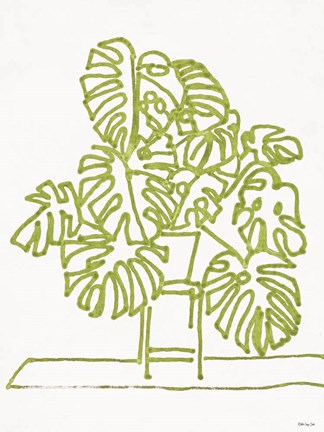 Framed Tropical Plant 2 Print