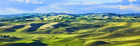 Framed Farmscape Panorama III Print