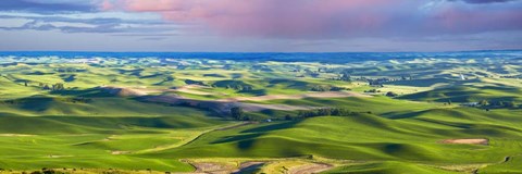 Framed Farmscape Panorama IV Print