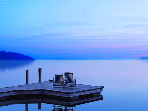 Framed Lakescape II Print