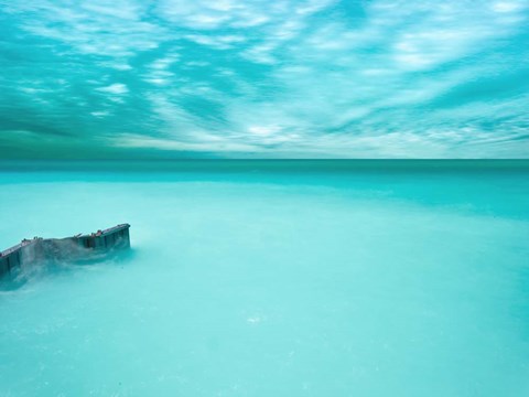 Framed Lakescape VII Print