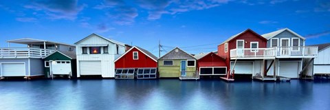 Framed Lakescape Panorama VII Print