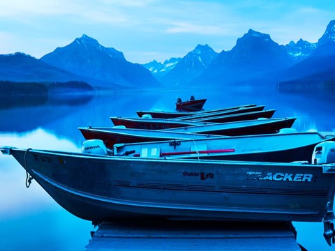 Framed Mountainscape Photograph IV Print