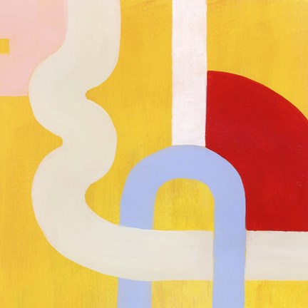 Framed Getting Along I Print