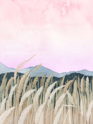 Framed Wheaten Dawn I Print