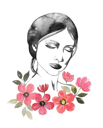 Framed Daydreamer I Print