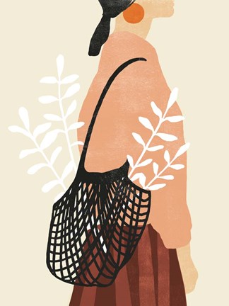 Framed Gatherer I Print