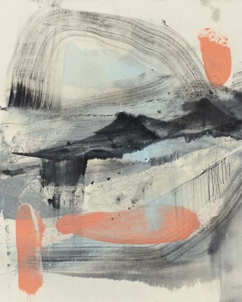 Framed Twisting Range II Print