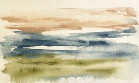 Framed Blended Horizon I Print