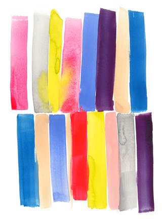 Framed Lined Up II Print